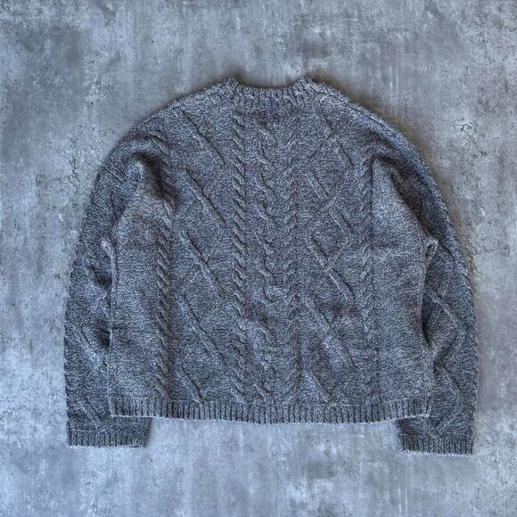 Vintage Y2K Asos Grey Knit Essential Corded Sweater - Picture 2 of 3